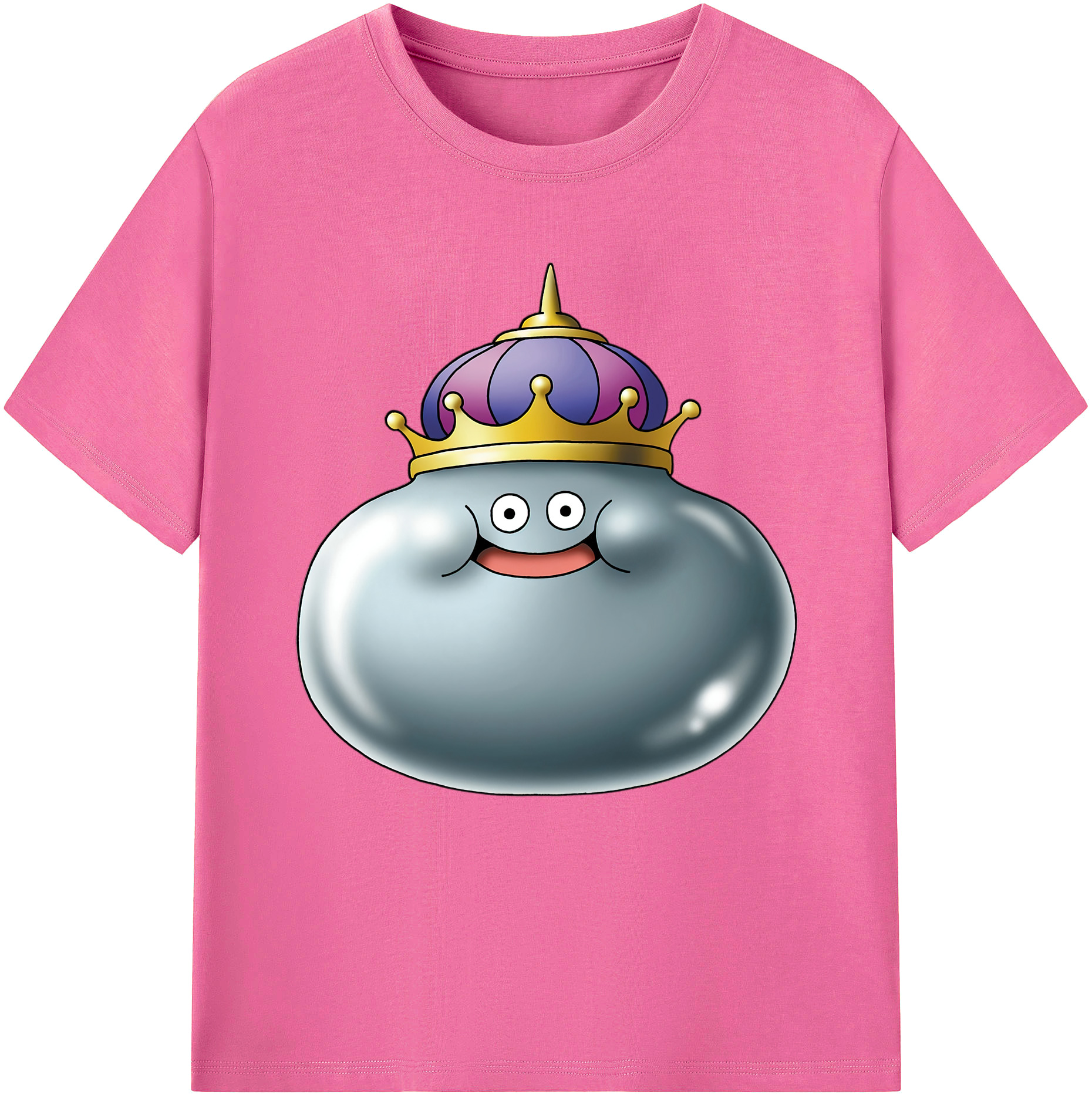 （画像用） ドラゴンクエスト Doragon Kuesuto Dragon Quest レディースカジュアルプリントTシャツ（綿100％）